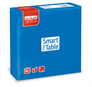 Ubrousky The Smart Table, 33x33cm, 2vr., Modré - 1200 ks