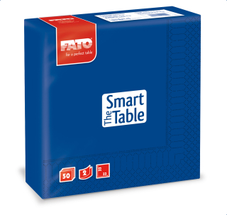 Ubrousky The Smart Table, 33x33cm, 2vr., Tm. Modré - 1200 ks