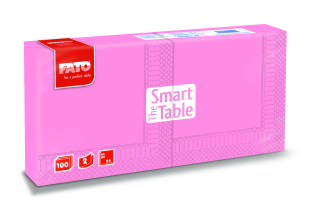 Ubrousky The Smart Table, 25x25cm, 2vr., Růžové - 3800 ks