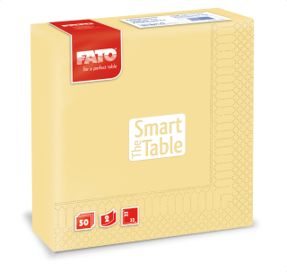 Ubrousky The Smart Table, 33x33cm, 2vr., Šampaň - 1200 ks