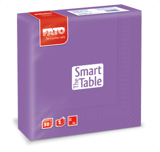 Ubrousky The Smart Table, 33x33cm, 2vr., Fialové - 1200 ks